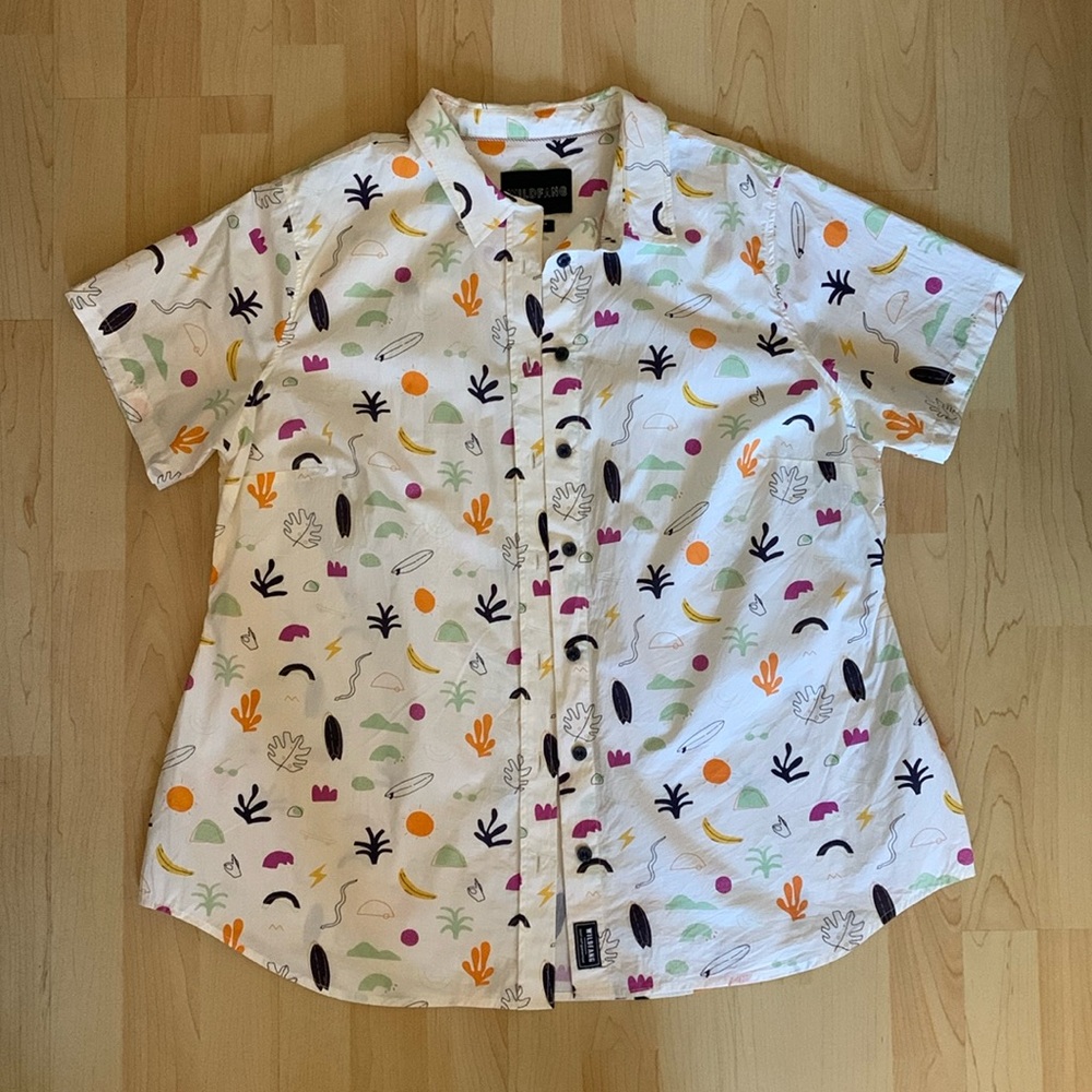 Wildfang print button-up